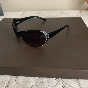 Black Bejeweled Sunglasses